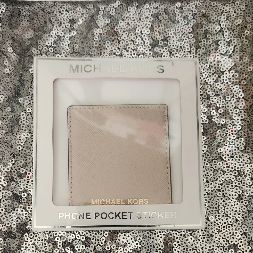 Michael Kors Tan Phone Card Holder